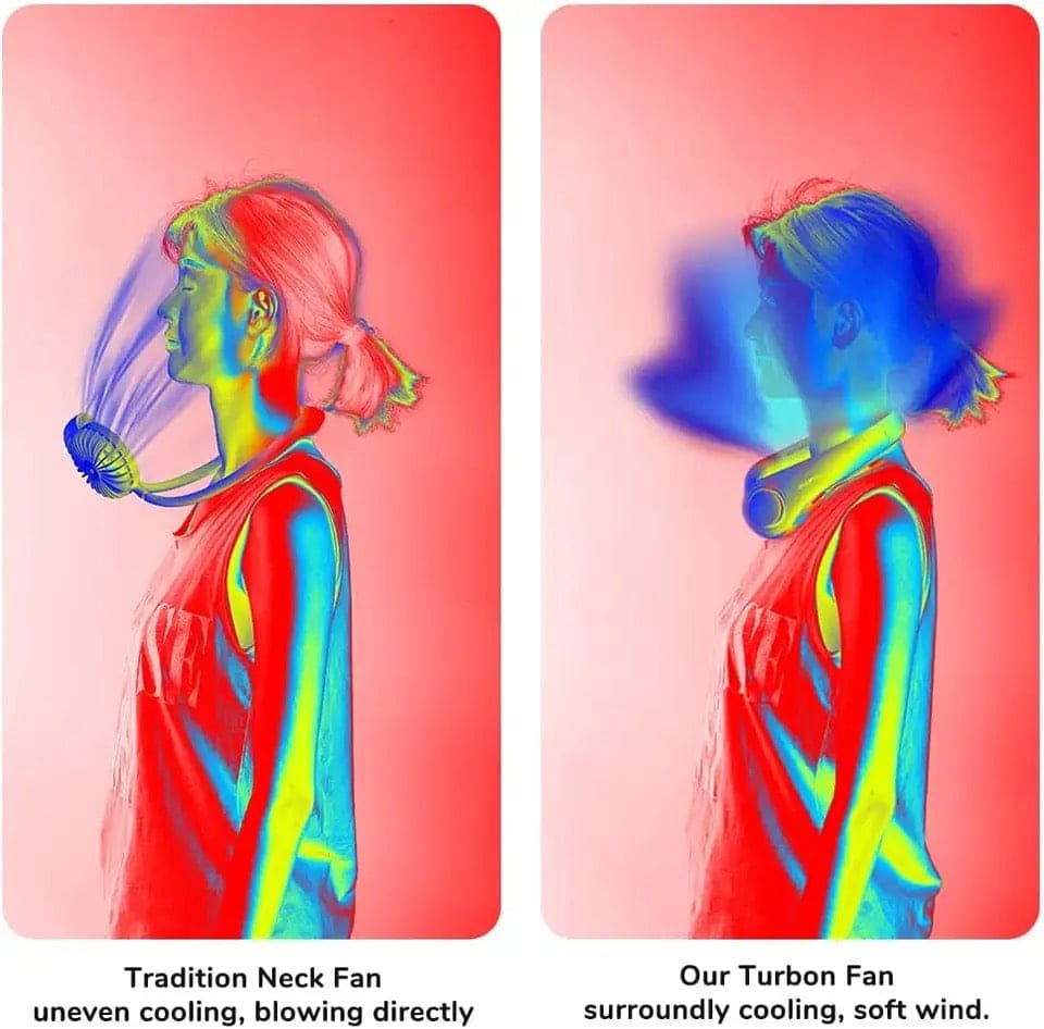Portable Neck Fan, Bladeless Hanging Neck Fan, Summer Traveling Outdoor Sports Fans, Hands Free Rechargeable Head Fan, Cooling Airflow Wingless Neck Fan, Mini Air Cooler Conditioner for Travel Outdoor, Adjustable Comfy Neck Fan Portable Neck Fan, Bladeless Hanging Neck Fan, Summer Traveling Outdoor Sports Fans, Hands Free Rechargeable Head Fan, Cooling Airflow Wingless Neck Fan, Mini Air Cooler Conditioner for Travel Outdoor, Adjustable Comfy Neck Fan